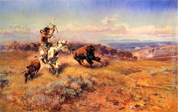 Horse of the Hunter painting - Charles Marion Russell Horse of the Hunter art painting